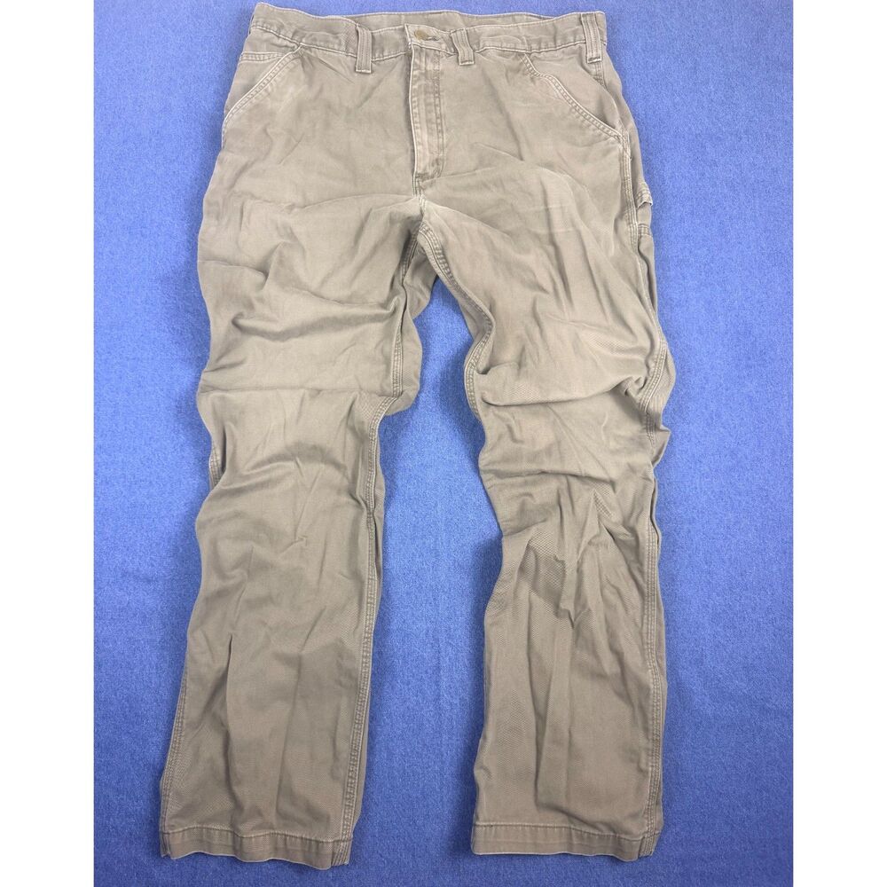 Carhartt B324 DFE Relaxed Fit Canvas Carpenter Work Pants Mens